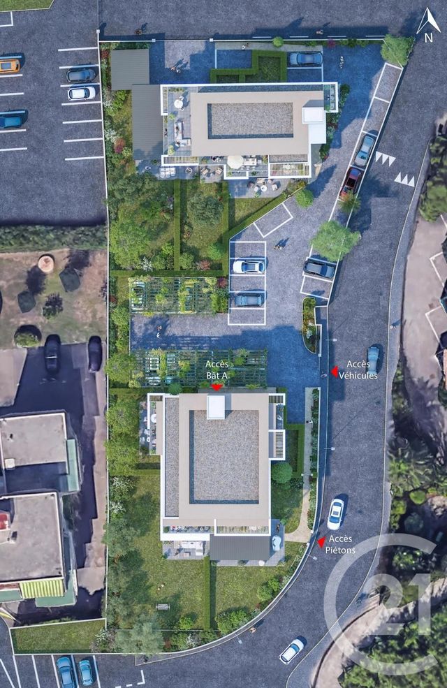 Appartement F4 à vendre - 4 pièces - 89.45 m2 - LE GOLFE JUAN - 06 - PROVENCE-ALPES-COTE-D-AZUR - Century 21 Hanna Logis