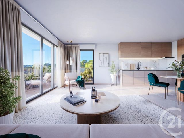 Appartement F3 à vendre - 3 pièces - 63.6 m2 - ANTIBES - 06 - PROVENCE-ALPES-COTE-D-AZUR - Century 21 Hanna Logis