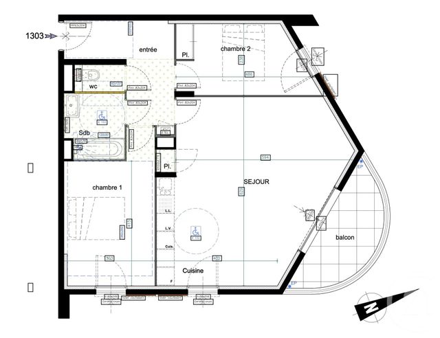 Appartement F3 à vendre - 3 pièces - 77.96 m2 - JUAN LES PINS - 06 - PROVENCE-ALPES-COTE-D-AZUR - Century 21 Hanna Logis