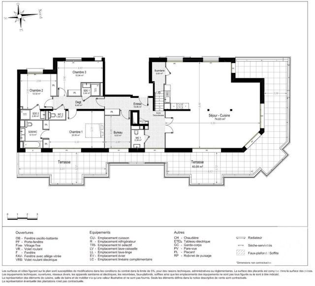 Appartement F4 à vendre - 4 pièces - 168.62 m2 - JUAN LES PINS - 06 - PROVENCE-ALPES-COTE-D-AZUR - Century 21 Hanna Logis