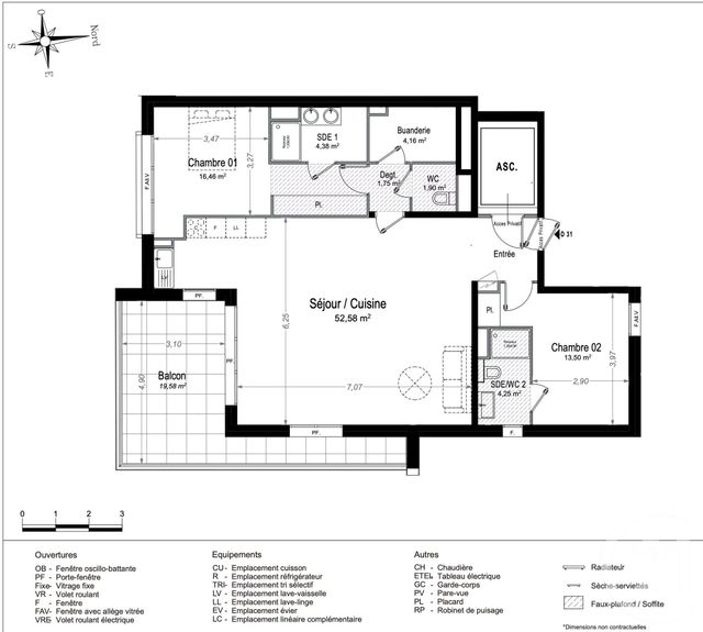 Appartement F3 à vendre - 3 pièces - 98.98 m2 - JUAN LES PINS - 06 - PROVENCE-ALPES-COTE-D-AZUR - Century 21 Hanna Logis