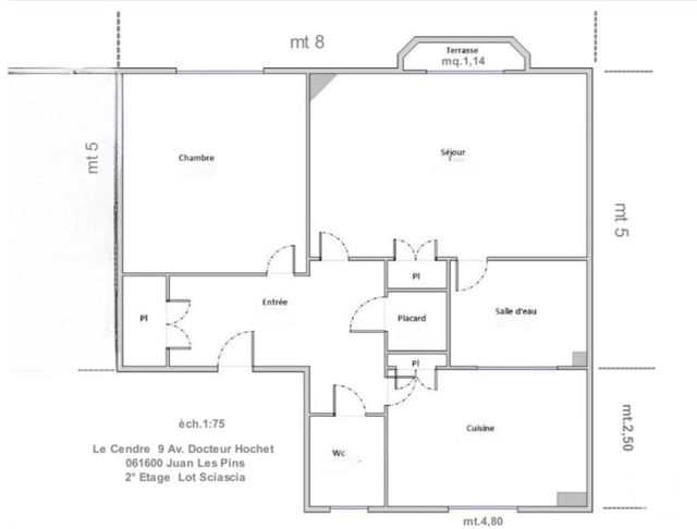 Appartement F2 à vendre - 2 pièces - 46.91 m2 - JUAN LES PINS - 06 - PROVENCE-ALPES-COTE-D-AZUR - Century 21 Hanna Logis