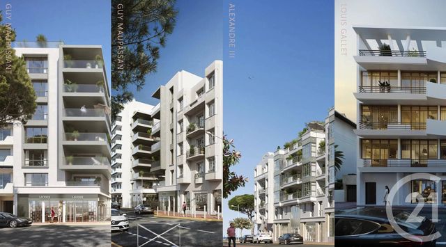 Appartement F3 à vendre - 3 pièces - 64.09 m2 - JUAN LES PINS - 06 - PROVENCE-ALPES-COTE-D-AZUR - Century 21 Hanna Logis