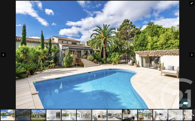 maison à vendre - 7 pièces - 234.95 m2 - MOUGINS - 06 - PROVENCE-ALPES-COTE-D-AZUR - Century 21 Hanna Logis
