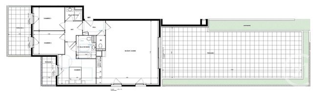 Appartement F4 à vendre - 4 pièces - 95.1 m2 - ANTIBES - 06 - PROVENCE-ALPES-COTE-D-AZUR - Century 21 Hanna Logis