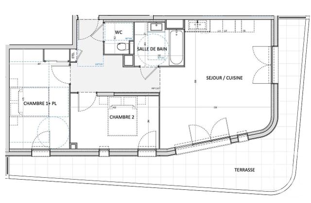 Appartement F3 à vendre - 3 pièces - 67.0 m2 - CANNES - 06 - PROVENCE-ALPES-COTE-D-AZUR - Century 21 Hanna Logis